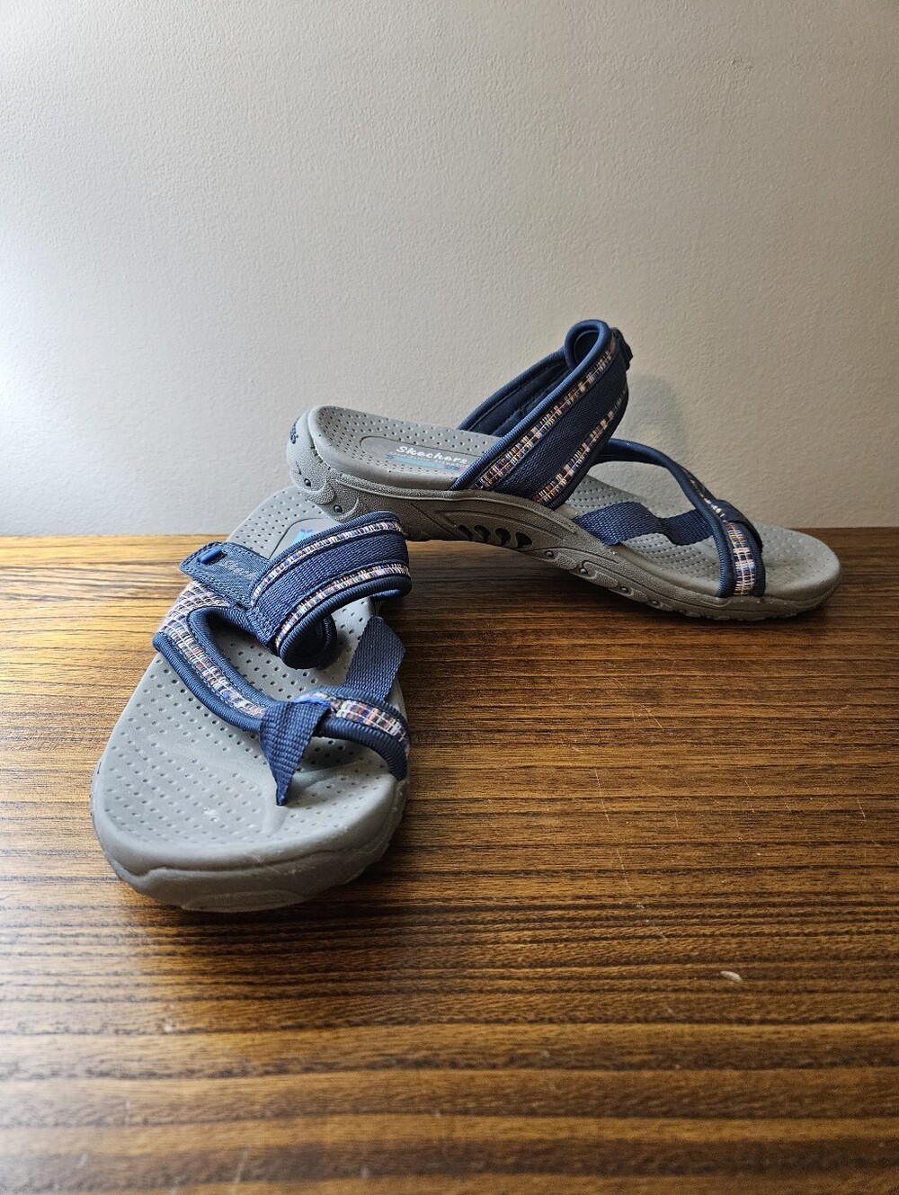 Skechers Outdoor Lifestyes Blue Multi-Strap Sandals